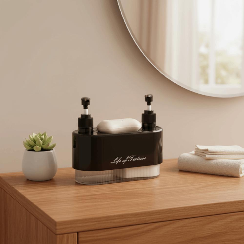 Thickened Shampoo Bottle Plastic Press Soap Dispenser Body Wash Bottle Soap Box Bathroom