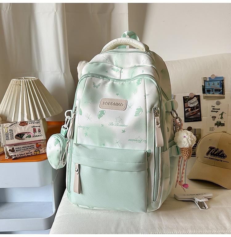 Cartable grande valeur petit frais doux fille sac à dos mignon dessin animé sac à dos grande capacité collège étudiant sac d'école