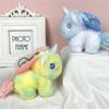 Unicorn Plush Playful Toy Keychain For Kids With Soft Fur And Aesthetic Colorful
