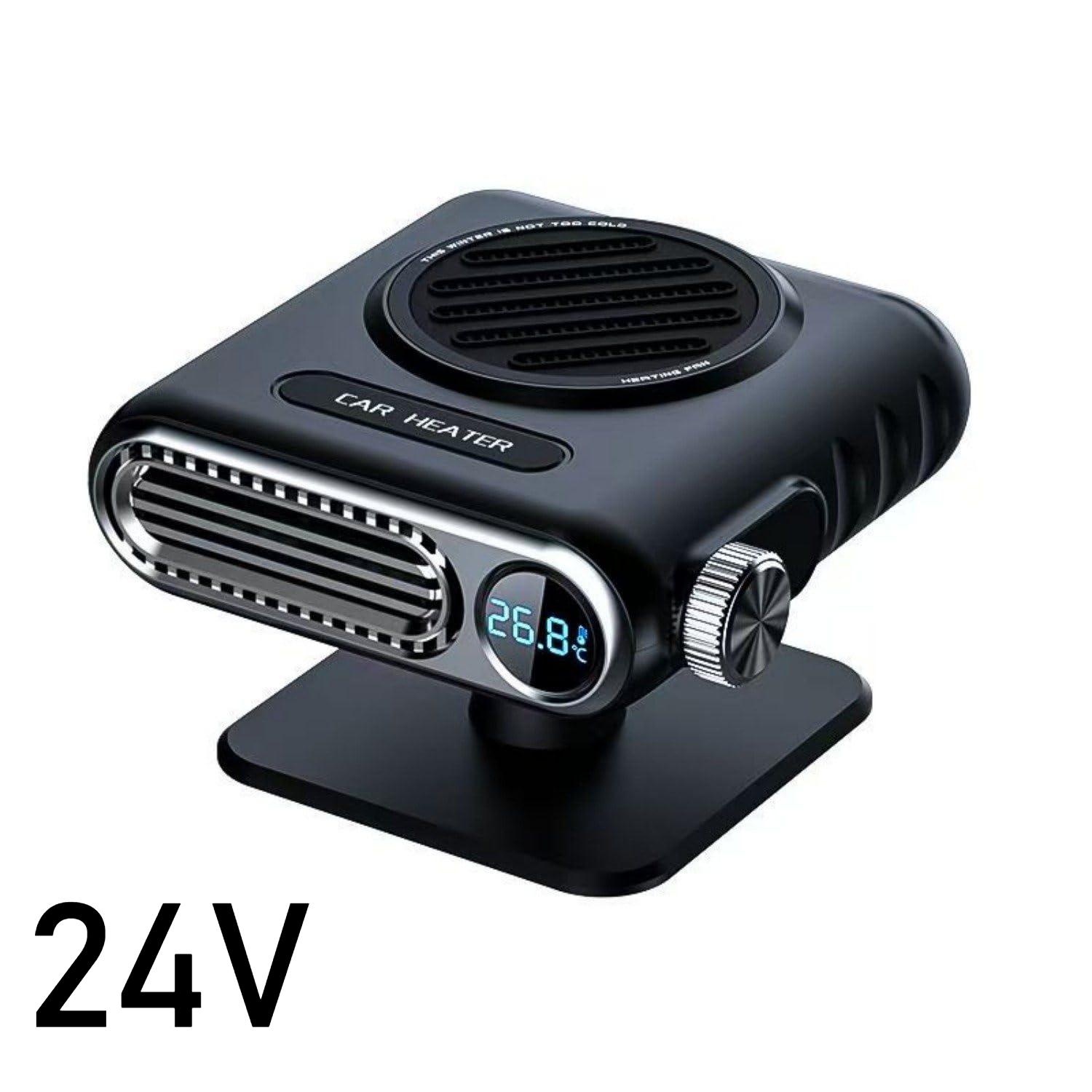 

Portable 12/24V Car Heater with Temperature Display Defogger Defroster 150W Heater Fan Dryer for Windshield Defogging Accessorie