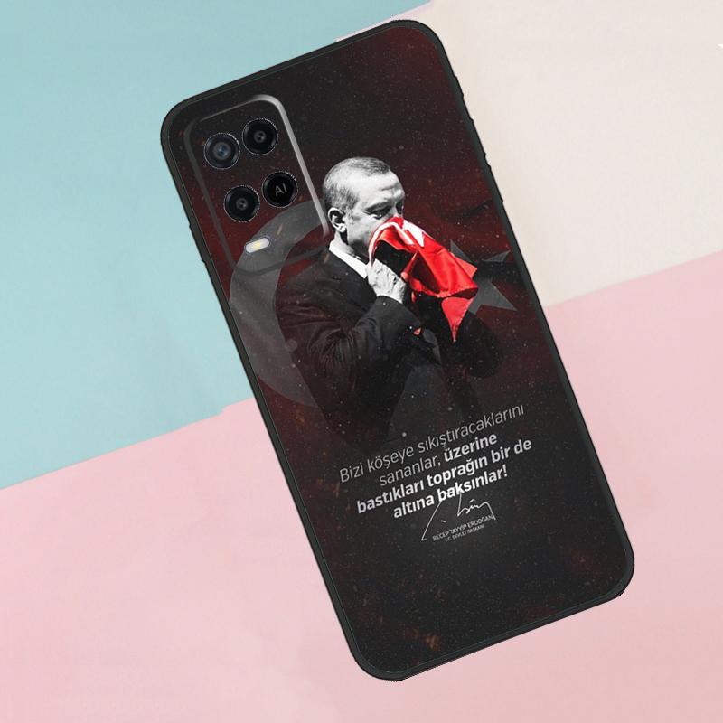 Turkey Recep Tayyip Erdogan For Oppo A74 A94 A54 A80 A78 A98 A40 A60 A18 A38 A58 A15 A17 A77 A57S A16 A76 A96 Phone Case