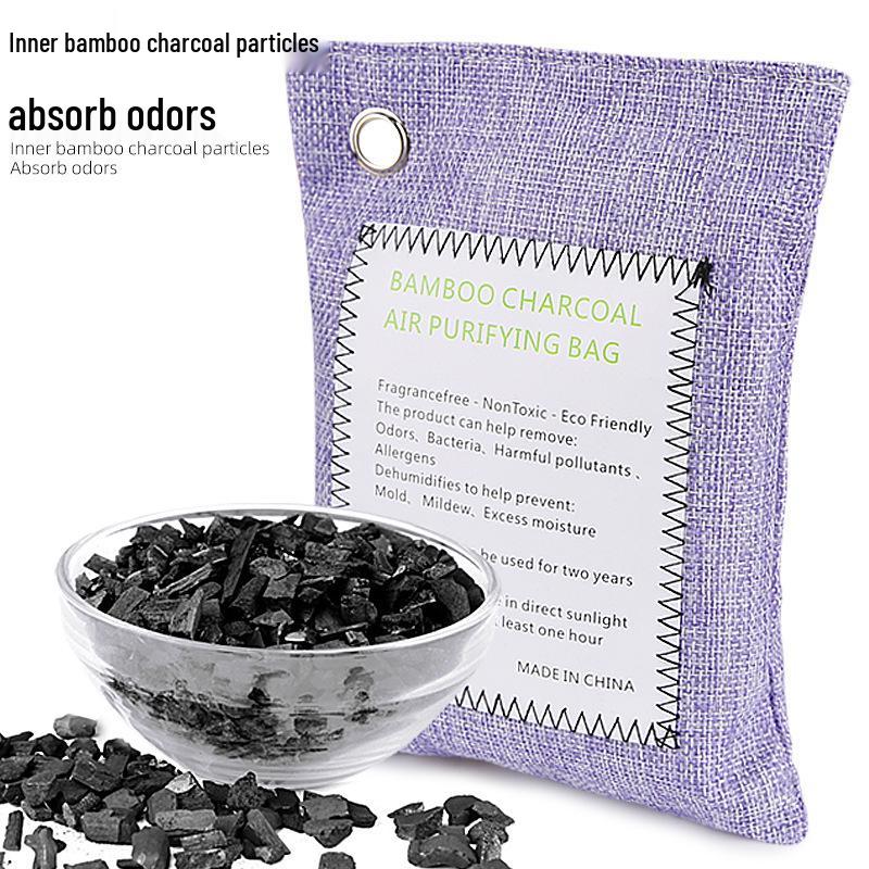 Bamboo Charcoal Odor Remover: Moisture-Proof, Formaldehyde Decomposer for Freshening Car and Home