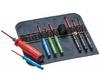 PB SWISS TOOLS 5215 Insulated Screwdriver Blade Series 9-Piece Set (Slotted, Posi-Plus, and Hexalobe) with Roll Case, 5218.SU