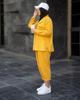 2025 Autumn Women's Two-Piece Set: Loose Solid Color Lapel Shirt & Nine-Point Trousers
