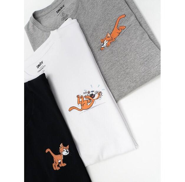 Комплект футболок Smerfy Азраэль кот клакиер EU M