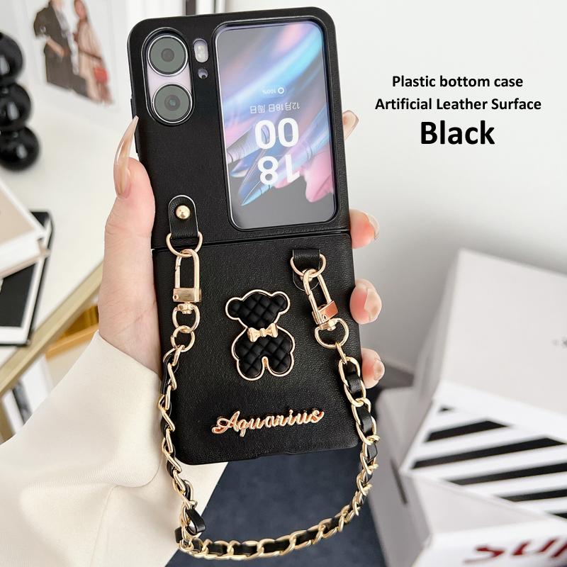 

Складной чехол с рисунком «гусиные лапки» для OPPO Find N2, защитный флип-чехол для Samsung Galaxy Z Flip 3 Z Flip 4 Z Flip 5 5G, чехол для телефона