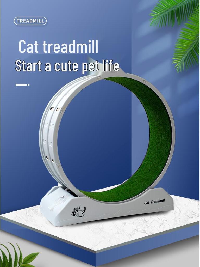 Cat & Dog Fitness Wheel: Exercise Treadmill & Climbing Toy