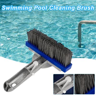Heavy-Duty Pool Cleaning Brush with Hard Bristle Easy To Install Stain Remover Floor Swim Tile