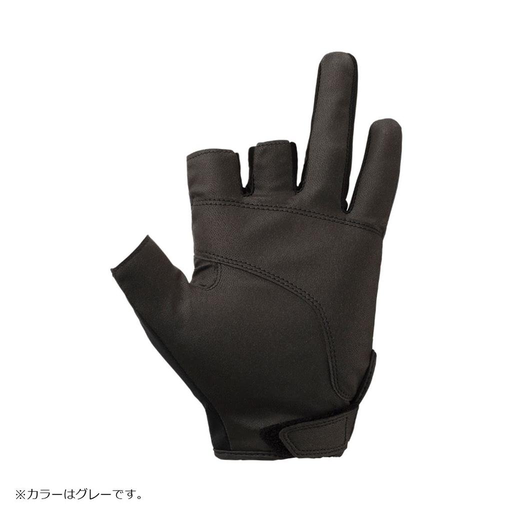 Daiwa Windproof Fishing Gloves, 3-Piece Cut, 22DG-8922W, Orange, XL,