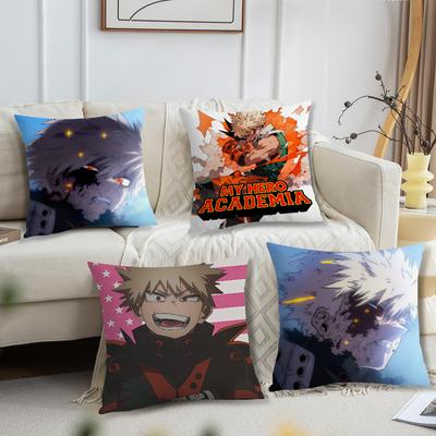 Katsuki Bakugo My Hero poszewka na poduszkę Na poduszkę Kanapę Dekoracja z nadrukiem Pokój Dom Biuro Kawiarnia Samochód Nordycka prostota