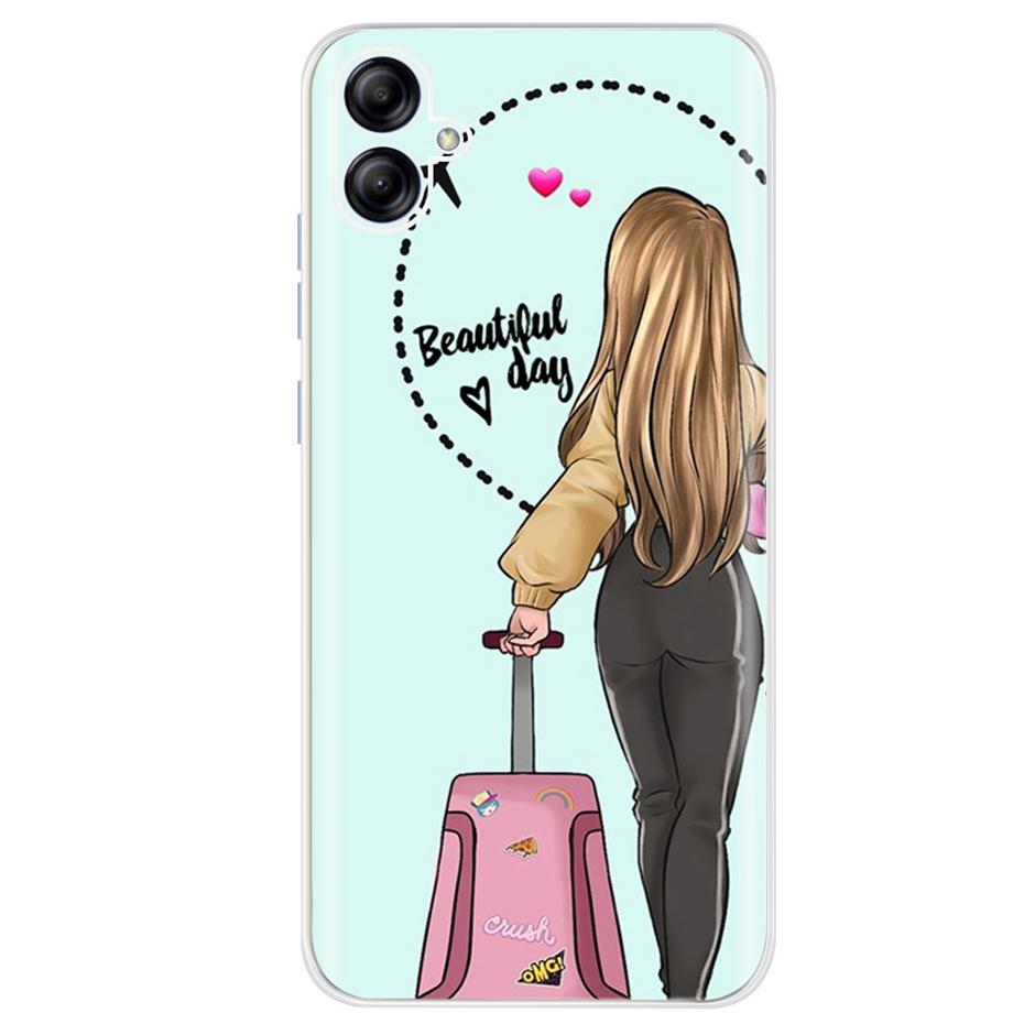 For Samsung Galaxy A04e A04 A04S 2022 Cute Printing Phone Case For SamsungA04 A 04 04e SM-A042F A045F Soft Silicone TPU Cases