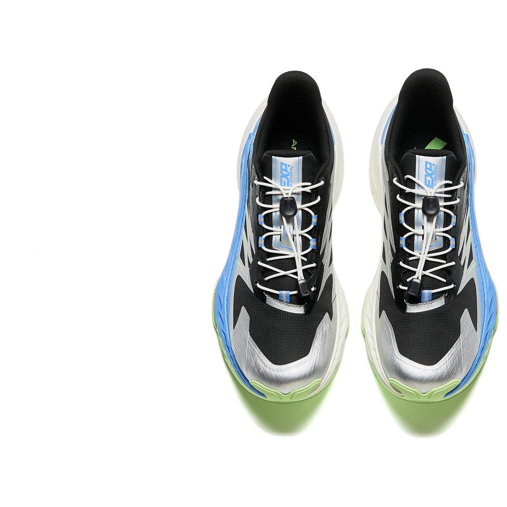 New Anta Explore The Wilderness Anti-Slip Wear-Resistant Low-Top Running Shoes Men's Blue Black Gray 912445587-3