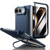 For iphone Duo 5G Case S Pen With Screen Glass Hinge Protection Cover For iphoneDuo Metal Lens Bracket Stand Holder Cover