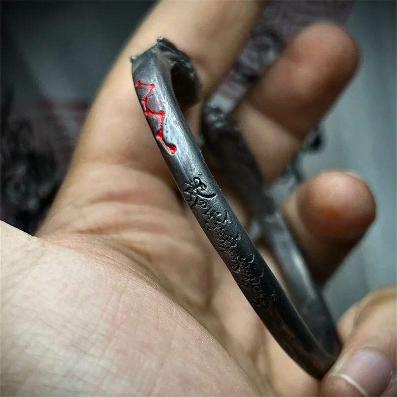 Dao Youth Hand-carved Traditional Culture Retro Old Bracelet