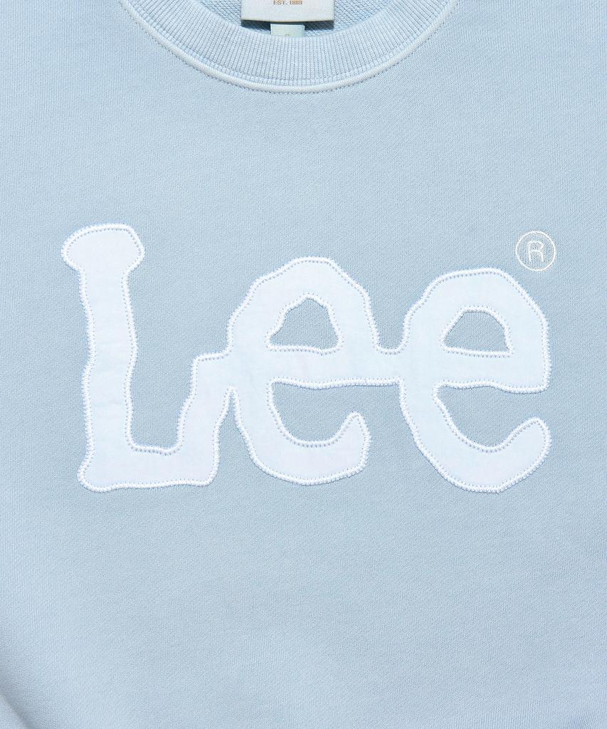 LEE Women Big Twitch Logo Dyed Sweatshirt Classic Blue