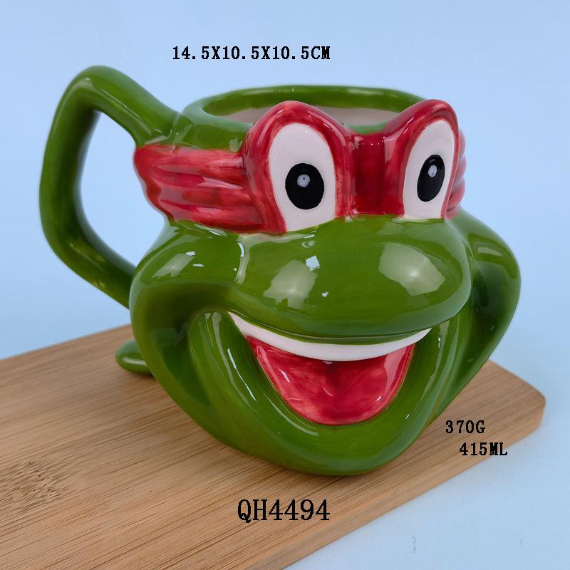 

Super Cute Little Frog Mug Ceramic Cartoon Creative Cute Children Milk Breakfast Coffee Cup 401-500ml
