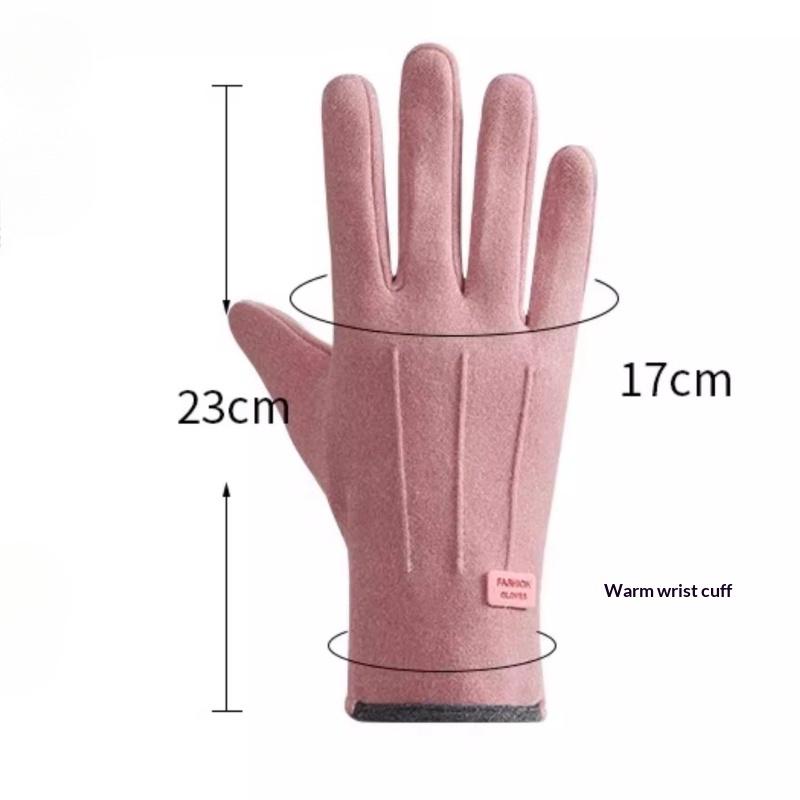 Winterhandschuhe für Damen Herren Warme Touchscreen-Handschuhe Kälteschutz Fäustlinge mit vollen Fingern Outdoor Radfahren Dicke Handschuhe