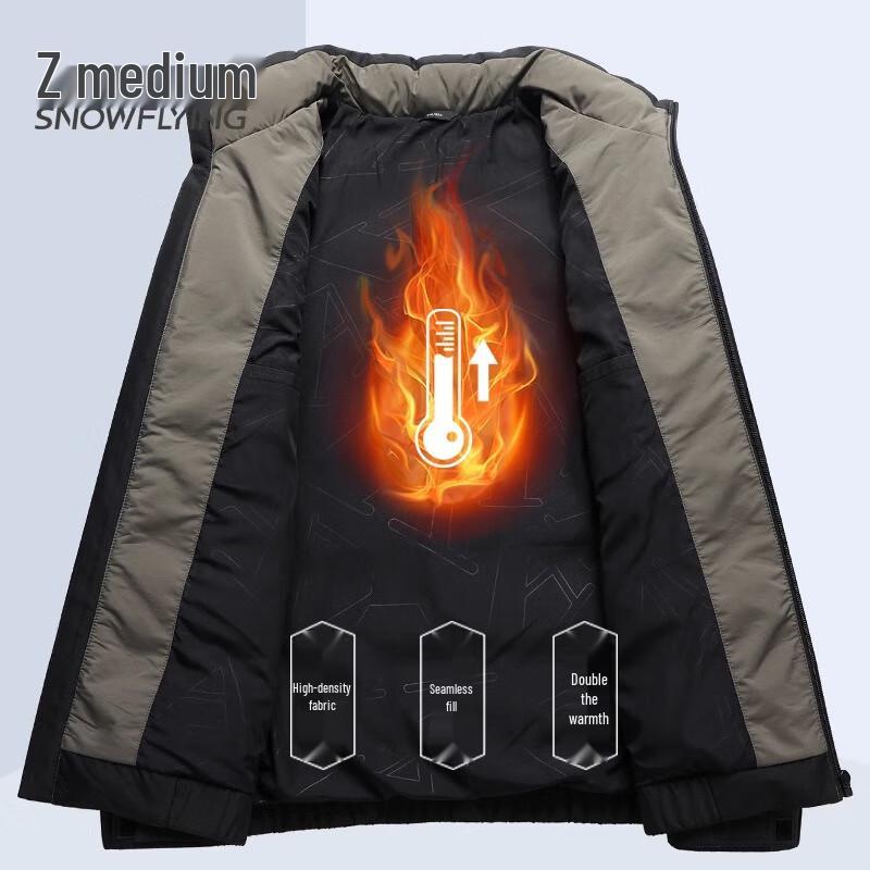 Xuezongfei Men's Winter Warm Stand Collar Down Jacket