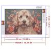 5d DIY Diamond Painting Cross Stitch Cute Animals Pet Dogs Diamond Embroidery Mosaic Full Round Drill Home Decor Arts