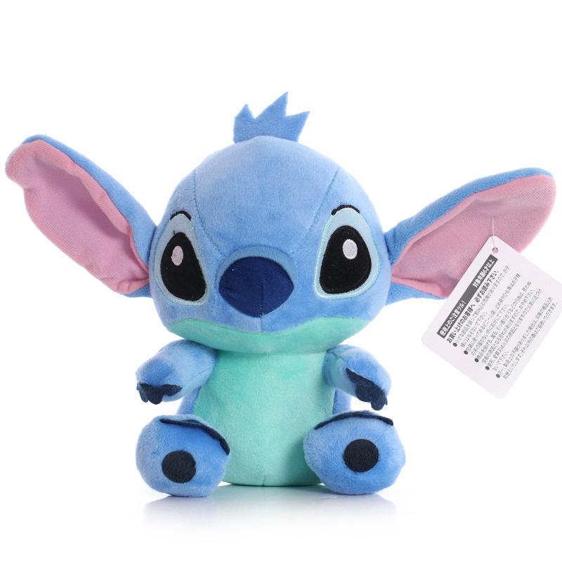 Genuine Stitch 25CM Plush Toy Kawaii Cartoon Cute Pillow Doll Anime Lilo Stitch Stuffed Toys Kids Birthday Gift