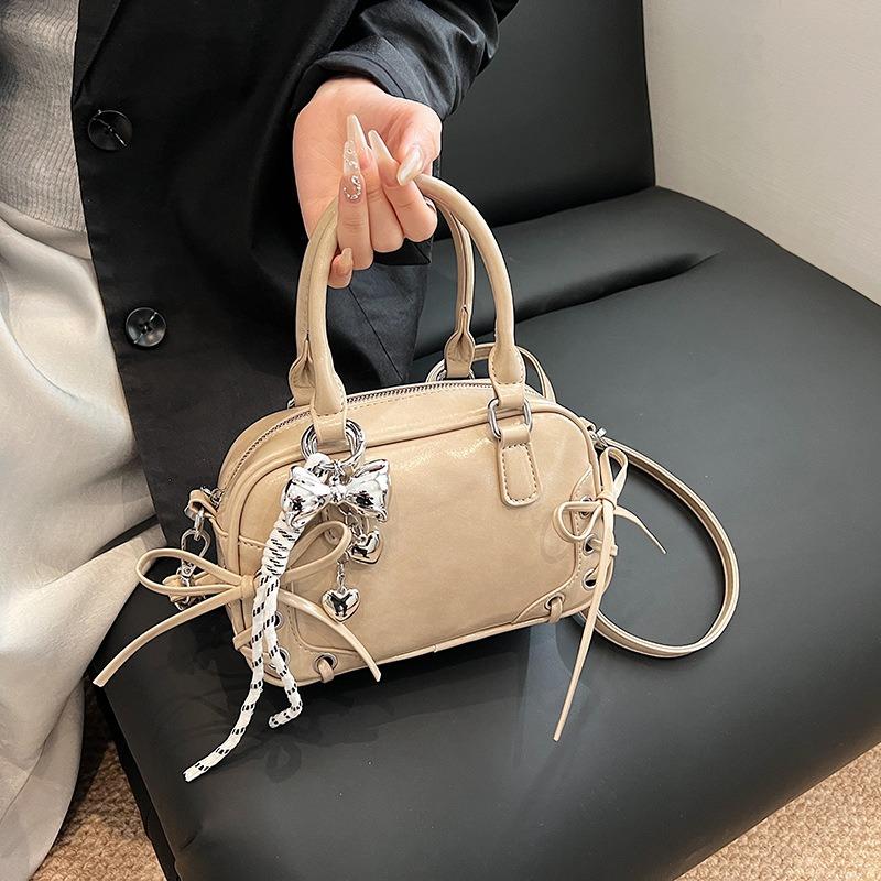 Premium Small Bag Women's Spring and Summer New Versatile Messenger Bag Bow Casual Portable Pillow Bag