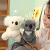 Koala Plush Doll Realistic Simulation Stuffed Animal for Comfort And Stress Relief Cozy Huggable Toy for Children And Adults