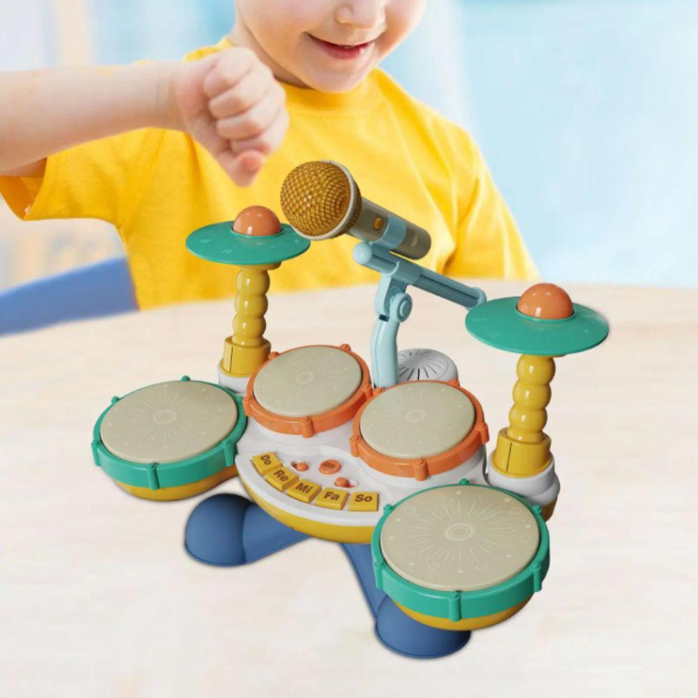 Multifunctional Drum Set Baby Musical Instruments Montessori Learning Musical Toys  12 to 18 Months