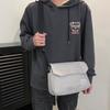 Japanese satchel men's canvas messenger bag simple retro wide shoulder strap messenger bag female literary student shoulder bag