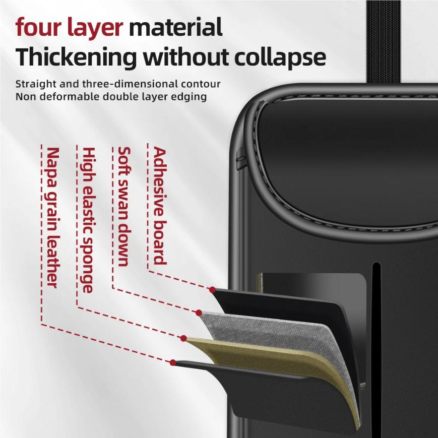 2025 Neue Autositz-Rücken-Aufbewahrungs-Organizer-Tasche Universelle Multifunktions-Aufbewahrungsbox Tasche zum Verstauen und Aufräumen Auto-Styling Nappa