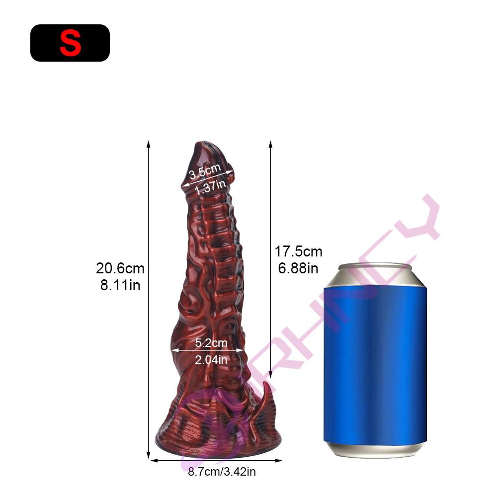 Anal Dildos Adult Sex Toys for Women Demon Monster Dildo Silicone Buttplug 18+ G-spot Masturbation Anal Dilation Big Anal Plug