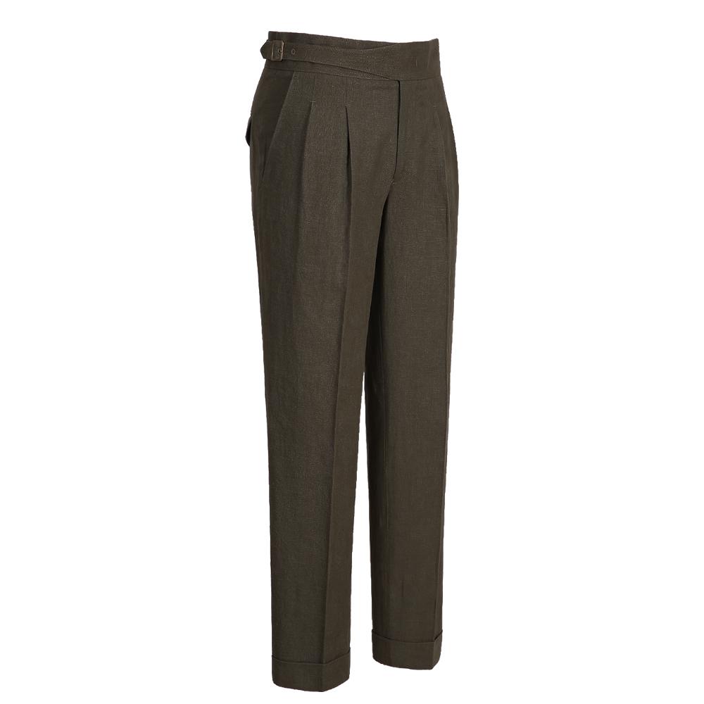 Solti 8S Linen Gurkha Trousers (Brown)