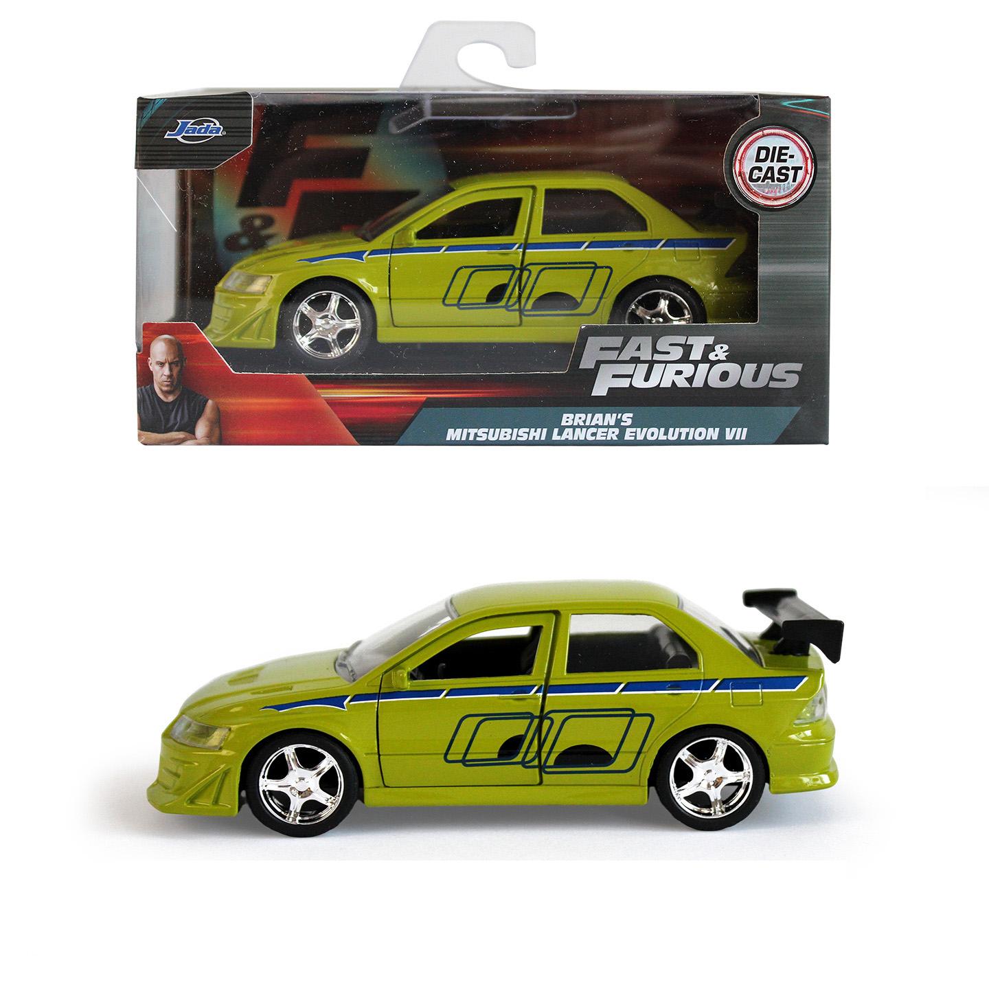 

JADA 1:32 Scale DieCast Metal Fast & Furious 2002 Mitsubishi Lancer Evolution VII Vehicle Featuring Opening Doors Hood JD99789