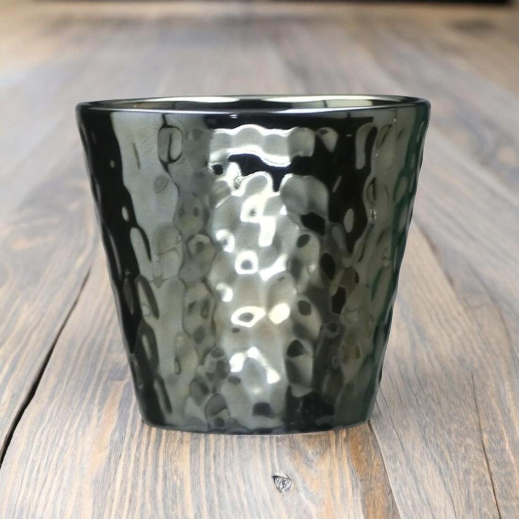 Rock Black Dishwasher and Microwave Made In Japan J-kitchens Cup, Light-Changing Lustre, 300ml, Safe,