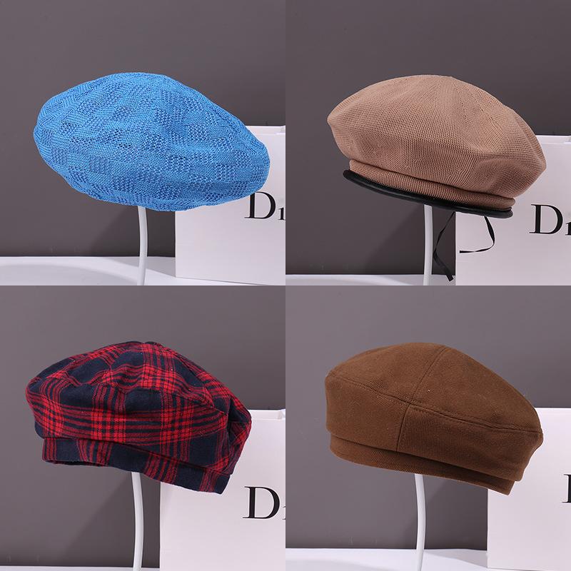 Spring and Autumn New Berets Children's Fashion Versatile Face Painter Hat Casual Newsboy Forward Hat