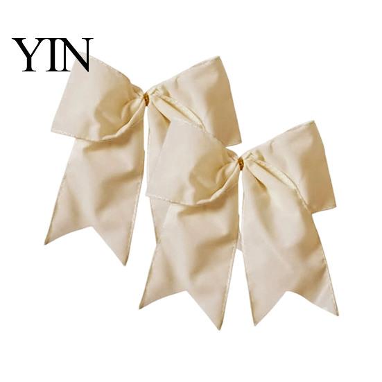 Holiday Wreath Decorations 2Pcs Christmas Tree Bow Decors, Velvet Fabric Hanging Ornament Indoor Supplies for Home, Festive Garland Wedding