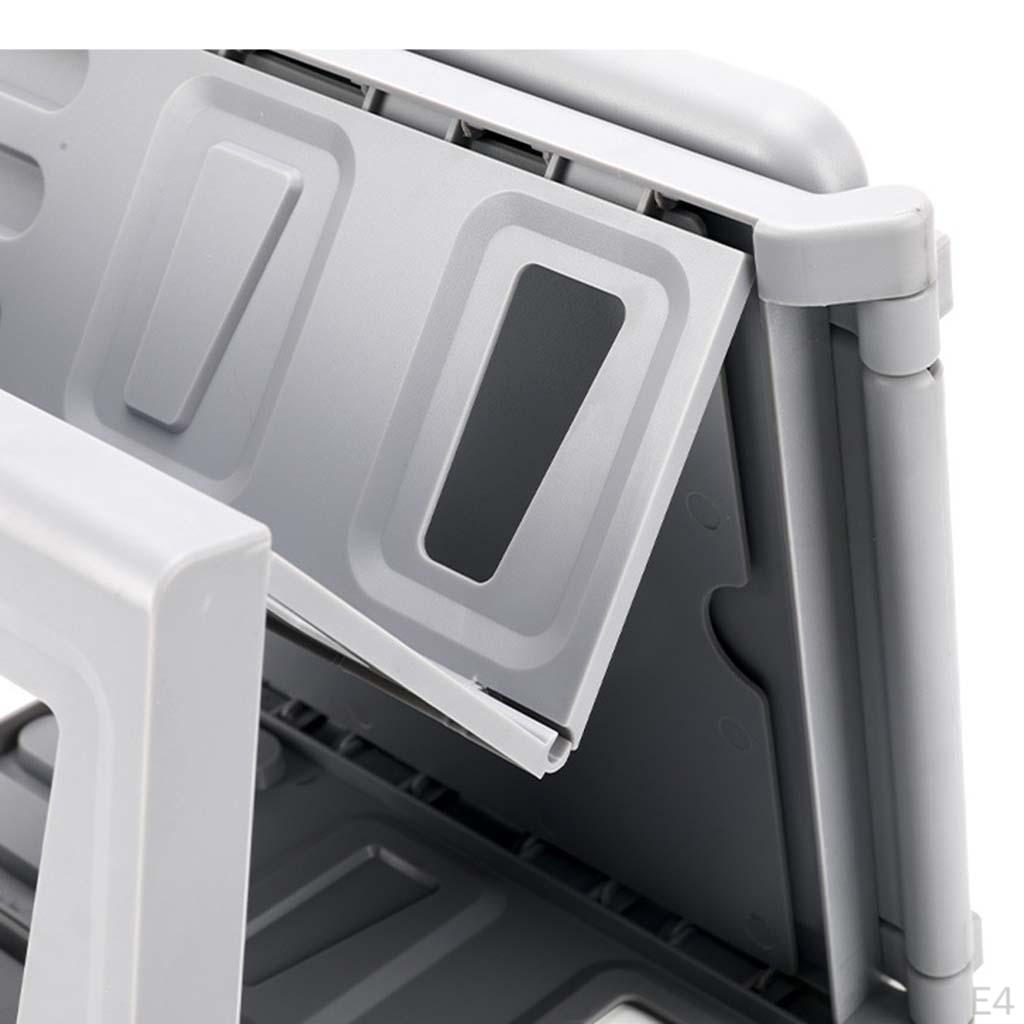 Foldable Portable Toilet Bucket Car with Lid Travel Potty Vehicle for RV