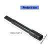 2Pcs Magnetic Extension Rods Round Flat Adapter 83mm Steel Tool for Mechanics and Projects