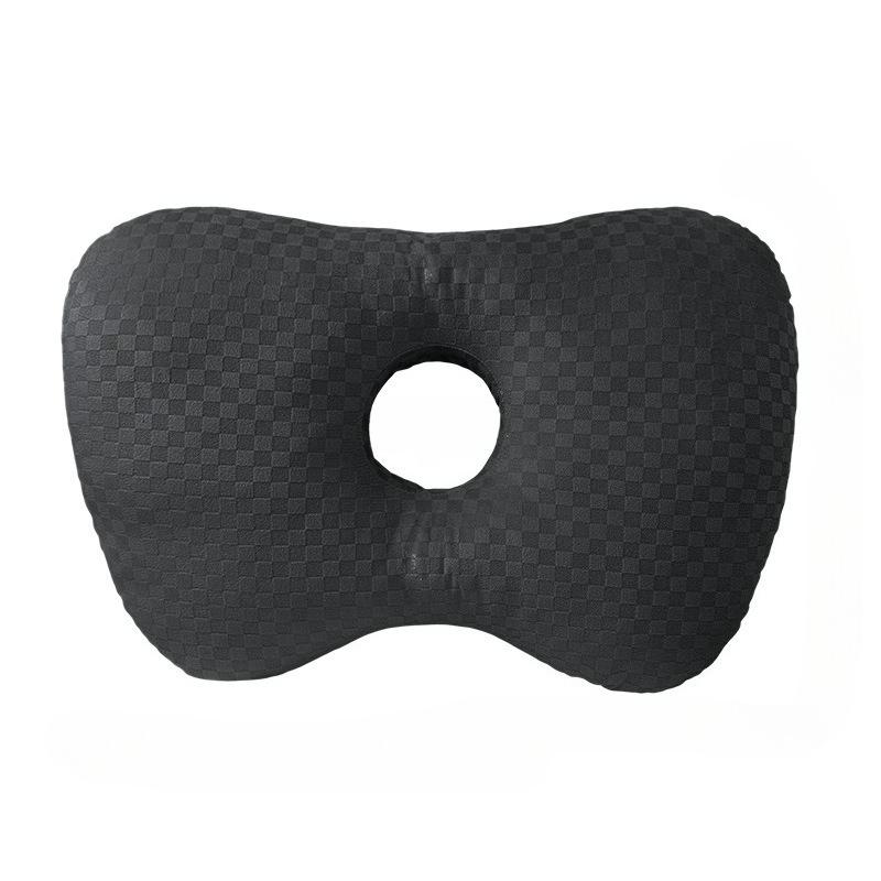 Pernă pentru Piercing Ureche cu Umplutură de Bumbac Pernă Respirabilă Ergonomică cu Orificiu pentru Ureche Pernă Portabilă Confortabilă pentru Cercei