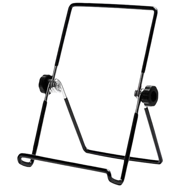 Metal Foldable Stand Adjustable Desktop Support with Flexible Viewing Angle for Phones and Tablets
