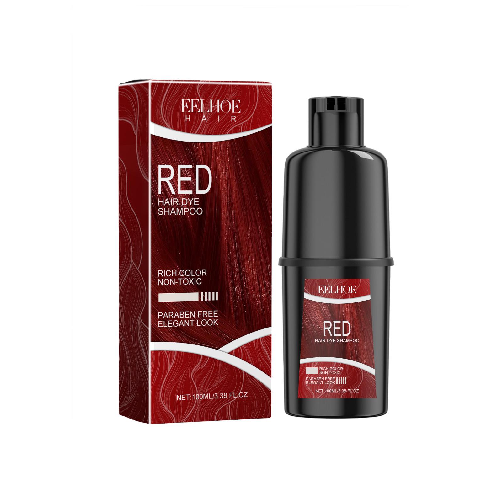 

EELHOE Purple Herbal Hair Shampoo: Nourishing, Moisturizing, Color-Enhancing Cleanser.