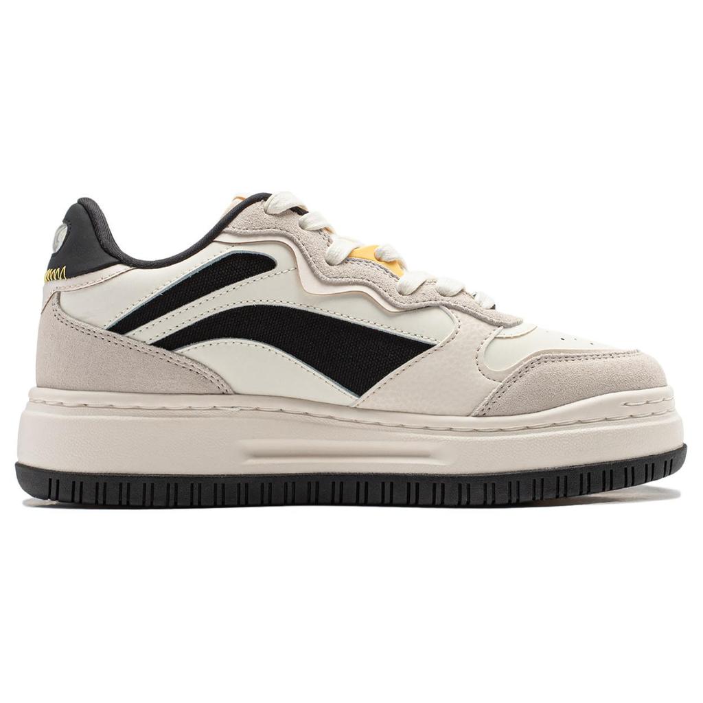 New LiNing Future C1 Slip Resistant Cushioning Abrasion Resistant Support Low top Skateboard Shoes Women's White Black AGCU032-7