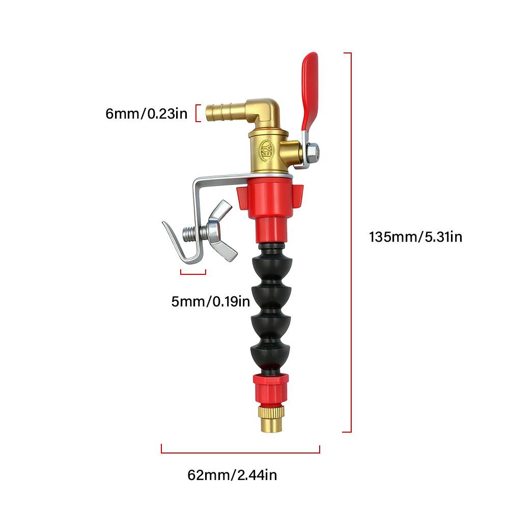 New 135mm Angle Grinder Water Sprayer Universal Water Nozzle for Cutting Machine Dust-Proof Nozzle for Marble Brick Tile Cutting