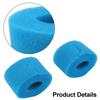 2pcs Filter Sponge Foam Blue Reusable Paper Box Replacement 10.8*7.3 Cm Home Graden Cleaning Supplies Accessories