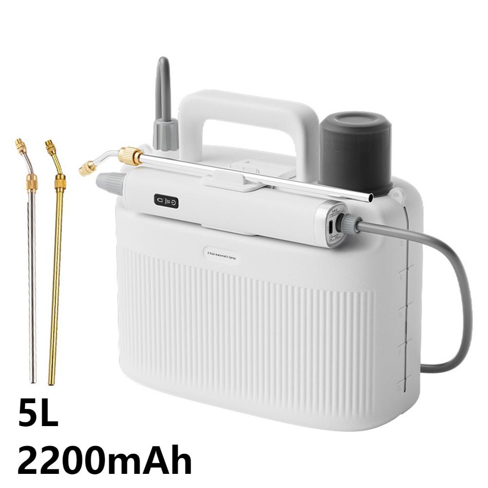 Shoulder Style Electric Sprayer 5L Watering Can With Spray Gun Automatic Garden Plant Mister USB Rechargeable Irrigation Tool