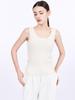 Dames Slim Fit Kasjmier Camisole - Flatteuze Mouwloze Gebreide Top