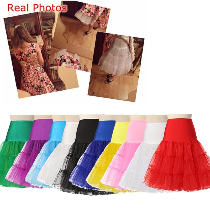 Soft Mesh Gauze Half Body Petticoat For Flare Puffy Skirts