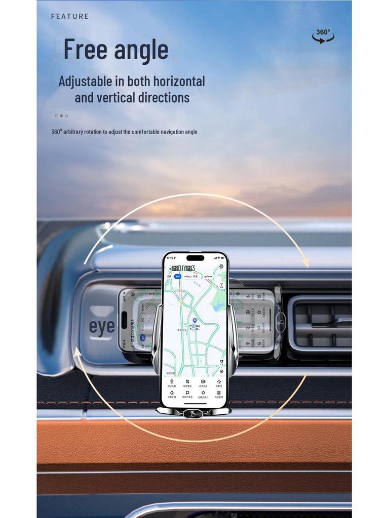 A1 A2 Kabelloses Autoladegerät und Telefonhalterung – Schnelles Laden mit 10 Sicherheitsfunktionen