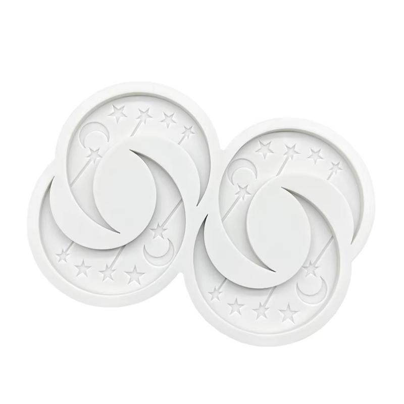 1Pcs Star Wonderful Moon Silicone Mold Sugarcraft Chocolate Cupcake Baking Mold Fondant Cake Decorating Tools