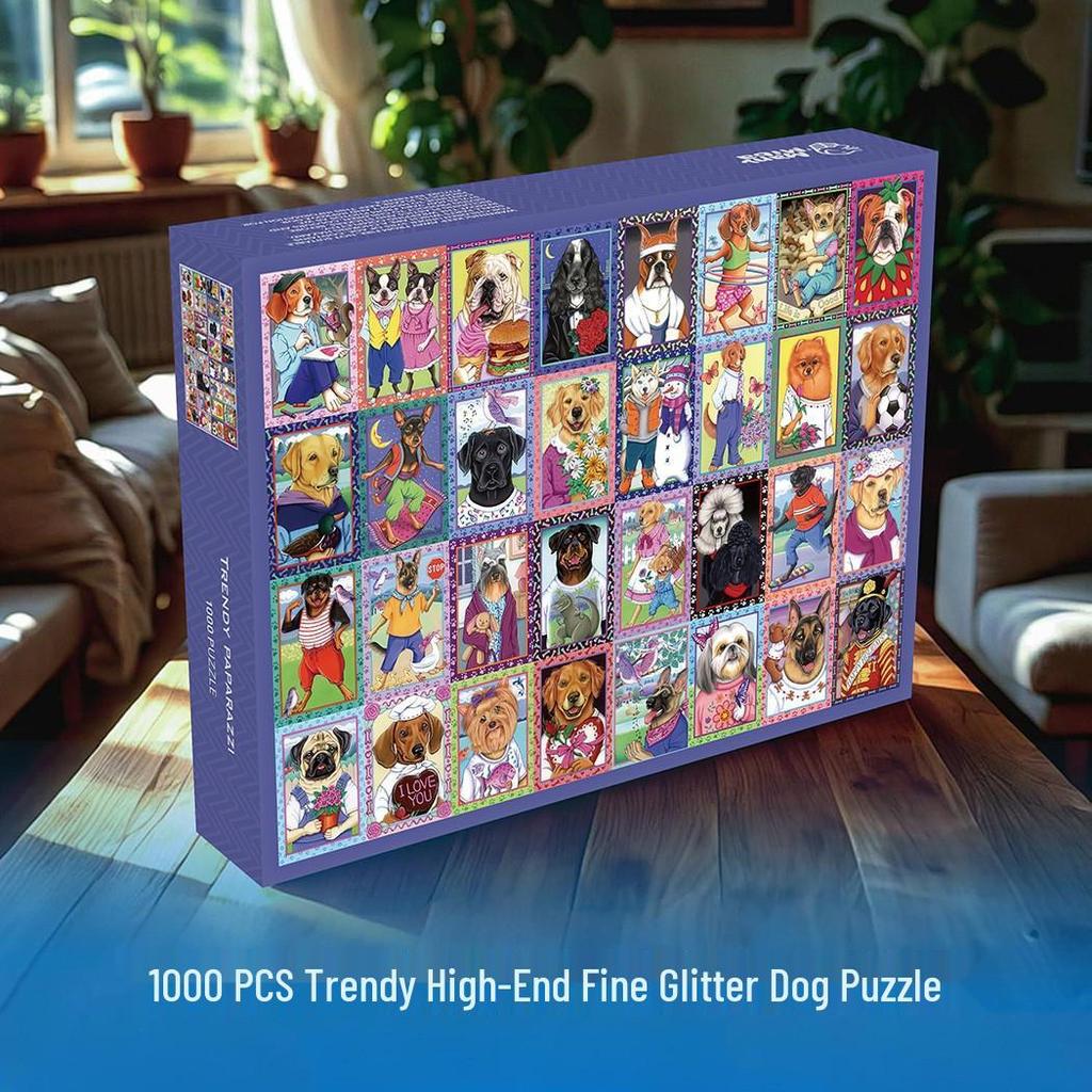 In Stock 1000-Piece High-Quality Challenging Jigsaw Puzzle for Adults - Customizable
