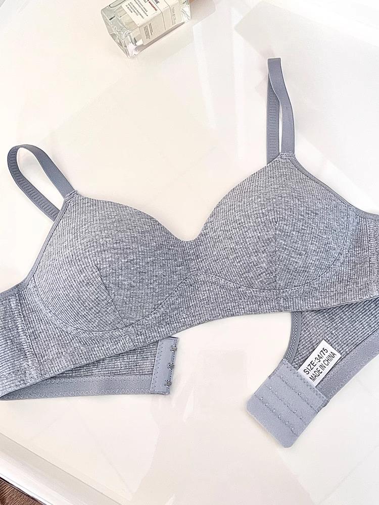 Pure Cotton High School Girls' Push-up Wireless Bra